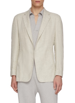 首图 - 点击放大 - MAGNUS & NOVUS - Texture Weave Cotton Linen Blazer