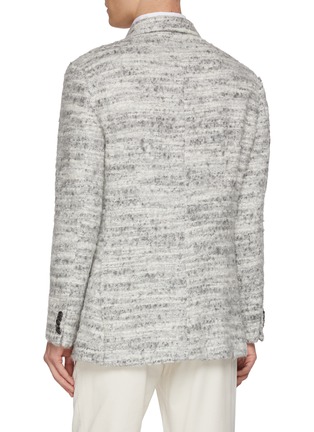 背面 - 点击放大 - MAGNUS & NOVUS - Mélange Textured Wool Linen Blend Blazer