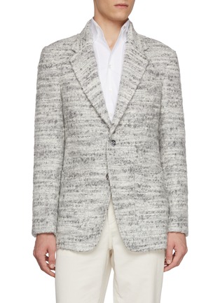 首图 - 点击放大 - MAGNUS & NOVUS - Mélange Textured Wool Linen Blend Blazer