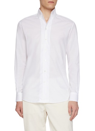 首图 - 点击放大 - MAGNUS & NOVUS - Linen Effect Alumo Cotton Shirt