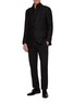 模特儿示范图 - 点击放大 - MAGNUS & NOVUS - Floral Embroidered Jacquard Blazer