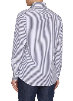 背面 - 点击放大 - MAGNUS & NOVUS - Wide Stripe Loro Piana Cotton Shirt