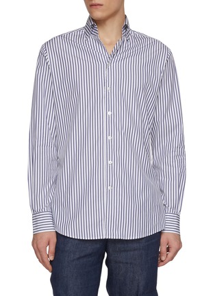 首图 - 点击放大 - MAGNUS & NOVUS - Wide Stripe Loro Piana Cotton Shirt