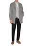 模特儿示范图 - 点击放大 - MAGNUS & NOVUS - Belted Double Faced Loro Piana Cashmere Coat