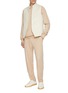 模特儿示范图 - 点击放大 - MAGNUS & NOVUS - Elasticated Waist Cotton Cashmere Knit Pants