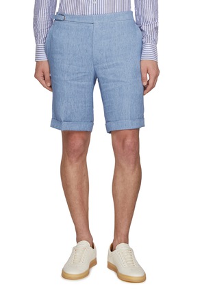 首图 - 点击放大 - MAGNUS & NOVUS - Flat Front Linen Shorts