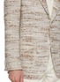  - MAGNUS & NOVUS - Mélange Textured Wool Linen Blend Jacket