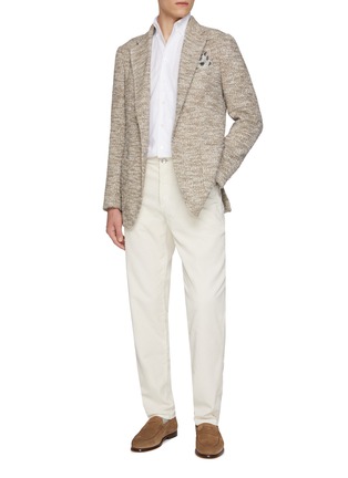 模特儿示范图 - 点击放大 - MAGNUS & NOVUS - Herringbone Soft Jacket