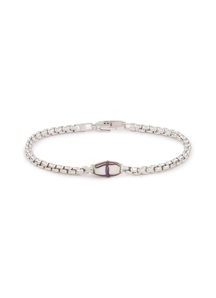 首图 - 点击放大 - TATEOSSIAN - French Cross Rhodium Chain Bracelet