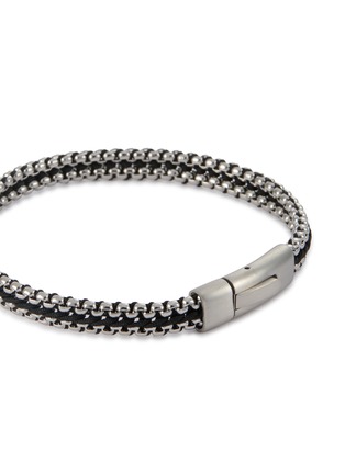 细节 - 点击放大 - TATEOSSIAN - Tris Button Metal Chain Bracelet
