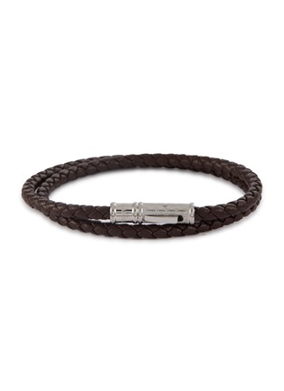 首图 - 点击放大 - THOMPSON - Lucky Clover Double Wrap Leather Bracelet