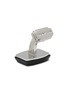 细节 - 点击放大 - THOMPSON - Woven Tonneau Onyx White Bronze Cufflinks