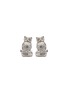 首图 - 点击放大 - THOMPSON - Owl Swarovski Crystal Palladium Cufflinks