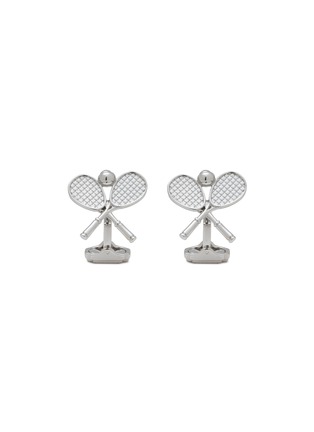首图 - 点击放大 - THOMPSON - Compete Tennis White Bronze Cufflinks