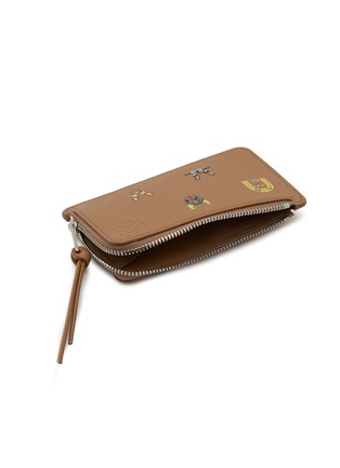 细节 - 点击放大 - LOEWE - X Louis Wain Cats Leather Coin Cardholder