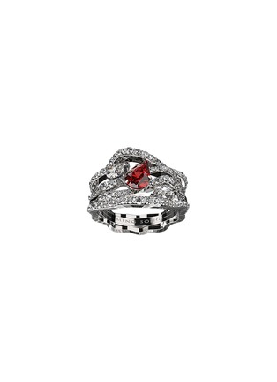 首图 - 点击放大 - MING SONG HAUTE JOAILLERIE - ABYSSAL WHISPERS 红宝石钻石饰铂金戒指 — HK 13