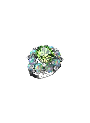 首图 - 点击放大 - MING SONG HAUTE JOAILLERIE - ABYSSAL WHISPERS 碧玺钻石饰铂金戒指 — HK 13