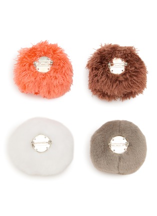 细节 - 点击放大 - BAZ & FRIENDS - MINI MONSTER CREW 毛绒胸针四件套