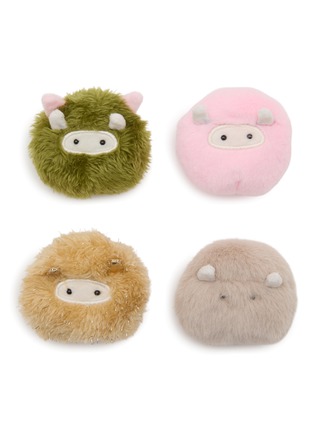 首图 - 点击放大 - BAZ & FRIENDS - 毛绒胸针四件套