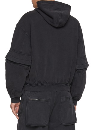 背面 - 点击放大 - ALEXANDERWANG - Cargo Zip Up Cotton Hoodie