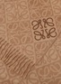 细节 - 点击放大 - LOEWE - 流苏饰 ANAGRAM 围巾