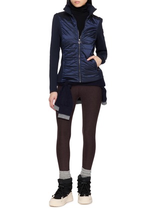 模特儿示范图 - 点击放大 - FUSALP - LINN 拼接夹克