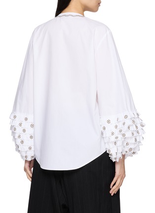 背面 - 点击放大 - JUPE BY JACKIE - Chester Hand Embroidered Cotton Shirt