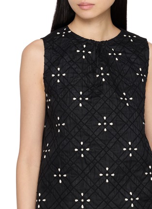  - JUPE BY JACKIE - Suneli Sleeveless Hand Embroidered Swiss Cotton Top