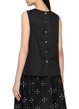 背面 - 点击放大 - JUPE BY JACKIE - Suneli Sleeveless Hand Embroidered Swiss Cotton Top