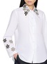  - JUPE BY JACKIE - Dempster Hand Embroidered Cotton Poplin Shirt