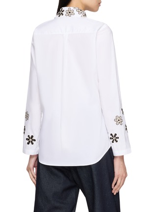 背面 - 点击放大 - JUPE BY JACKIE - Dempster Hand Embroidered Cotton Poplin Shirt