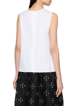 背面 - 点击放大 - JUPE BY JACKIE - Sleeveless Floral Embroidered Sleeveless Top