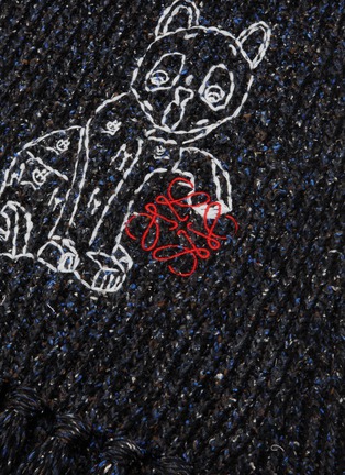 细节 - 点击放大 - LOEWE - Alpaca Wool Silk Scarf