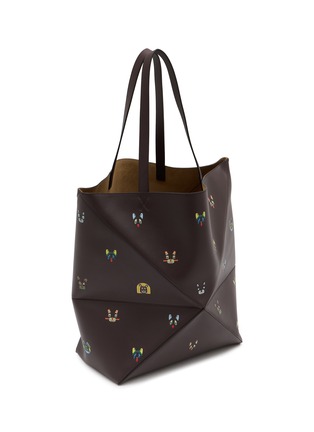 细节 - 点击放大 - LOEWE - Cats XL Puzzle Fold Leather Tote Bag