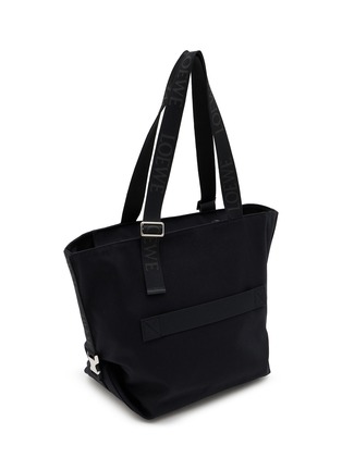 细节 - 点击放大 - LOEWE - Flex Zipped Canvas Suede Tote Bag