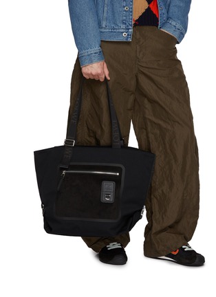 正面 -点击放大 - LOEWE - Flex Zipped Canvas Suede Tote Bag