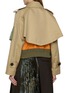 背面 - 点击放大 - SACAI - Hybrid Layered Cropped Trench Jacket