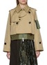 首图 - 点击放大 - SACAI - Hybrid Layered Cropped Trench Jacket
