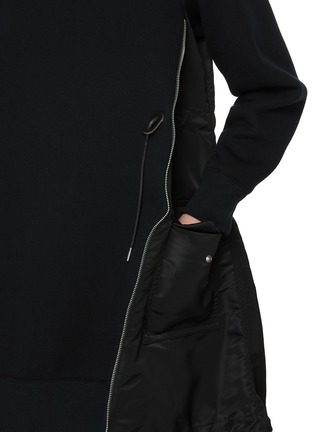  - SACAI - Contrast Side Insert Hybrid Mini Dress