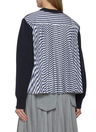 背面 - 点击放大 - SACAI - Sponge Sweat Pleated Back Top