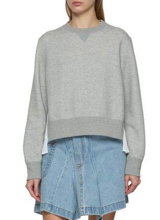首图 - 点击放大 - SACAI - Sponge Sweat Pleated Back Top