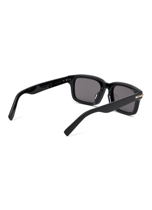 模特儿示范图 - 点击放大 - DIOR - Diorblacksuit S16I Acetate Angular Sunglasses