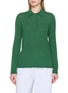 首图 - 点击放大 - THE ELDER STATESMAN - Laurel Long Sleeve Cashmere Polo Sweater