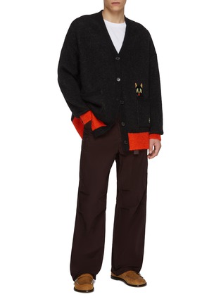 模特儿示范图 - 点击放大 - LOEWE - X LOUIS WAIN 纯棉刺绣圆领 T 恤