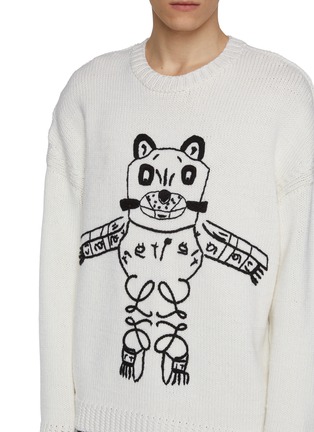  - LOEWE - X Louis Wain Large Cat Anagram Wool Knit Sweater