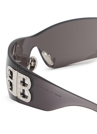 细节 - 点击放大 - BALENCIAGA - BOSSY MASK 面罩形太阳眼镜