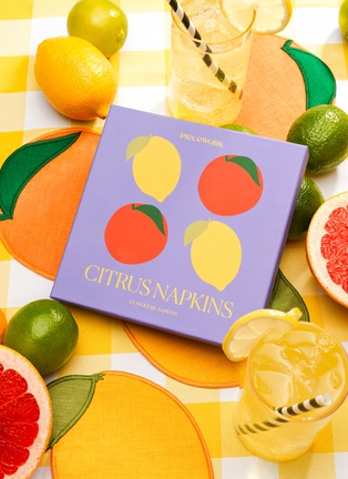 细节 –点击放大 - PIECEWORK - Citrus Cocktail Napkins