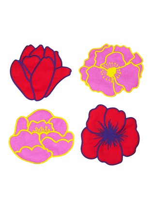 细节 –点击放大 - PIECEWORK - Flower Cocktail Napkins