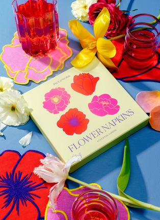 细节 –点击放大 - PIECEWORK - Flower Cocktail Napkins