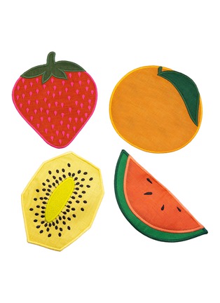 细节 –点击放大 - PIECEWORK - Fruit Salad Cocktail Napkins